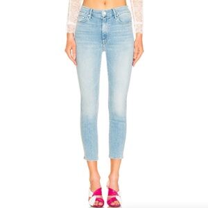 Mother The Looker Crop Jeans Swimming Pool Sunday Size 25